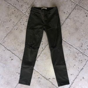 Gap Army Green Jean Leggings